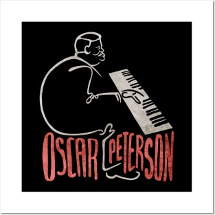 Oscar Peterson Jazz Piano Icon Posters and Art